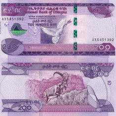 ETIOPIA 200 birr 2020 UNC!!!