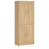 Cumpara ieftin Dulap inalt, stejar sonoma, 69,5x34x180 cm, lemn compozit