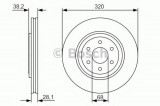 Disc frana NISSAN PATHFINDER III (R51) (2005 - 2012) BOSCH 0 986 479 S35