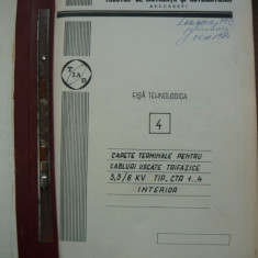 FISE TEHNOLOGICE PENTRU INSTALATII ELECTRICE - volumul II - 1978