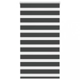 vidaXL Jaluzea tip zebra neagră lățime țesătură 70,9 cm poliester
