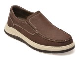 Mocasini OTTER maro, UZ507, din nabuc