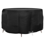 Cumpara ieftin Husă mobilier de grădină, 10 ocheți, rotund, &Oslash;230x90 cm