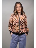Cumpara ieftin GEACA AVIATOR CU IMPRIMEU TIE DYE MULTICOLORA ERNICA S-M Maro