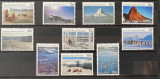 Teritoriul Antarctic Australian (AAT) 1984 Peisaje antarctice, serie MNH, 10v, Nestampilat