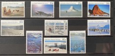 Teritoriul Antarctic Australian (AAT) 1984 Peisaje antarctice, serie MNH, 10v