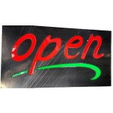 Reclama luminoasa panou tip Neon LED interior Color OPEN, Oem