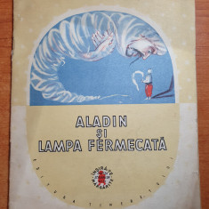 carte pentru copii - aladin si lampa fermecata - din anul 1957