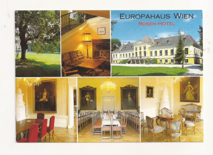 FA46-Carte Postala - AUSTRIA - Europahaus Wien, Rosen-Hotel, necirculata