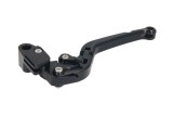 Maneta ambreiaj 4RIDE culoare: negru, incasabil ajustat (lung) pentru KAWASAKI ER-6F, ER-6N, EX, KLE, Z, ZX-6R, ZX-9R, ZZR 500-1000 1990-2017