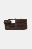 MAX&amp;Co. curea de piele femei, culoarea maro, 2516501087200