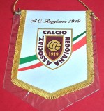 Fanion fotbal - AC REGGIANA 1919 (ITALIA) - folie de protectie si dimensiuni mari 29x20 cm