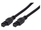 Cablu Mega-Fit mamă 2 PIN 1m 18A PVC aurit