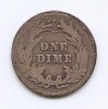 Statele Unite (SUA) 10 centi 1916 (Barber dime) Argint 2,5g/900 KM-113, America de Nord