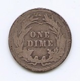 Statele Unite (SUA) 10 centi 1916 (Barber dime) Argint 2,5g/900 KM-113, America de Nord