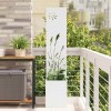 VidaXL Ecran de intimitate pentru grădină Traforaj Alb 32 x 140 cm 876358
