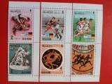 RAS AL KHAIMA, SPORT MUNICH - SERIE COMPLETĂ MNH, Nestampilat