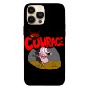 Husa compatibila cu Apple iPhone 14 Pro Max, Viceversa, model Courage the Cowardly Dog Klub Katz, Silicon, TPU, Transparent, Carcasa