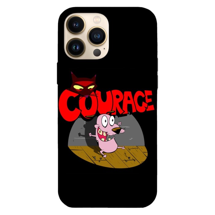 Husa compatibila cu Apple iPhone 11 Pro Max, Viceversa, model Courage the Cowardly Dog Klub Katz , Silicon, TPU