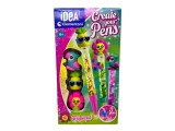 Set creativ pixuri personalizate Clementoni Tropical cu 3 pixuri pentru copii