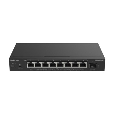 Switch 8 x RJ45 2.5G PoE, 1 x SFP+ 10G, Cloud Management - Ruijie Reyee RG-ES209MG-P SafetyGuard Surveillance foto