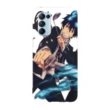 Husa compatibila cu Oppo A54 5G model Rin Okumura Blue Exorcist, Silicon, TPU, Viceversa, Transparent, Carcasa