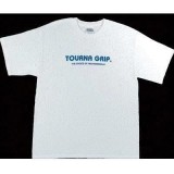 Tricou bumbac TOURNA logo, alb, XL