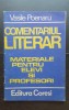 Comentariul literar. Materiale pentru elevi și profesori - Vasile Poenaru