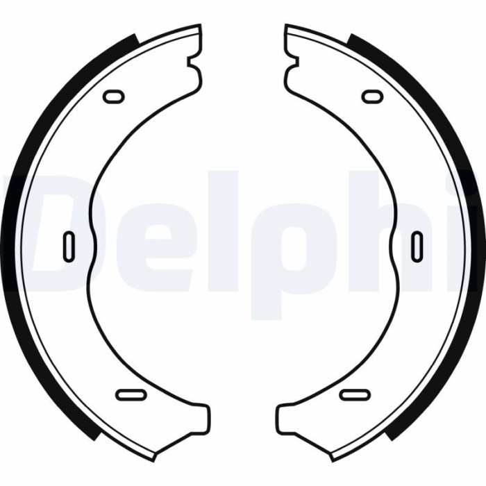 DELPHI LS1967 Set saboti frana, frana de mana
