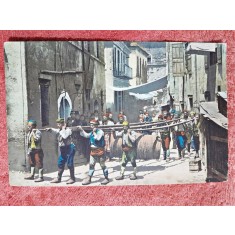 Carte postala, Hamali in Portefaix, secolul XIX