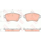 Set placute frana Trw GDB1933, parte montare : Punte fata