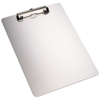 Clipboard simplu Alco A4 aluminiu argintiu foto