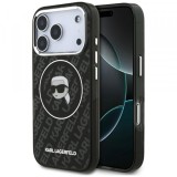 Husa MagSafe pentru Apple iPhone 17 Pro Max, Karl Lagerfeld, IML Karl`s Head, Neagra