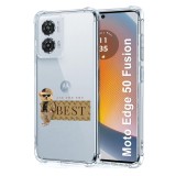 Husa antisoc pentru motorola edge 50 fusion, airbag pro, transparent, best