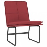Cumpara ieftin Scaun de relaxare, rosu vin, 54x75x76 cm, piele artificiala