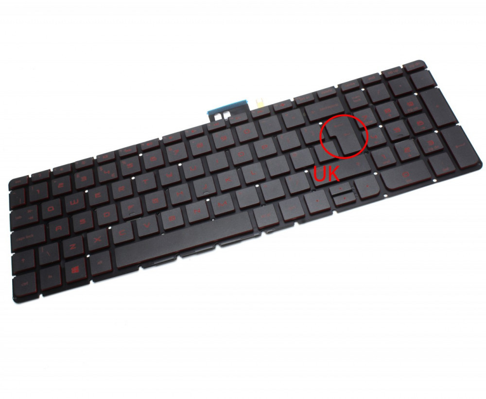 Tastatura laptop HP Pavilion 15-bc414nq neagra UK fara rama cu iluminare |  Okazii.ro