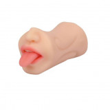 Masturbator 2in1 Lingo, Vagin si Gura, 18 cm