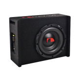 Subwoofer RESIGILAT auto activ facedown, Nakamichi, difuzor 10", 1000 W max, 150 W rms + KIT CABLURI CarStore Technology
