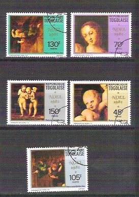 Togo 1982 Paintings, used E.035 foto