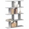 vidaXL Raft cubic perete cu 12 compartimente sonoma gri lemn prelucrat 860018