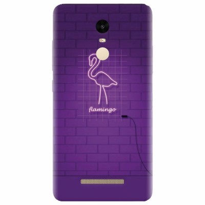 Husa silicon pentru Xiaomi Remdi Note 3, Light Flamingo foto