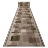 Traversa anti-alunecare LISTRA Geometric, anti-alunecare bej, 100 cm