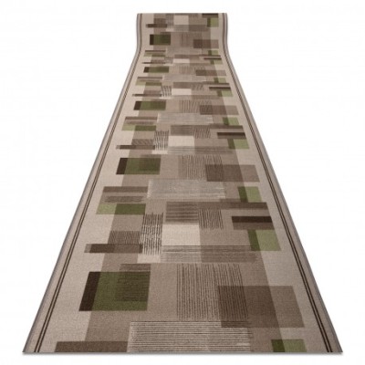 Traversa anti-alunecare LISTRA Geometric, anti-alunecare bej, 67 cm foto