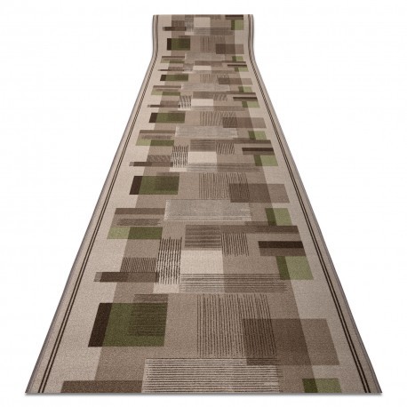 Traversa anti-alunecare LISTRA Geometric, anti-alunecare bej, 67 cm