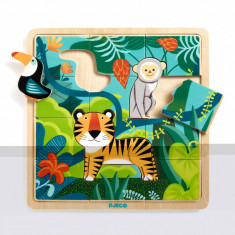 Puzzle lemn Jungla Djeco