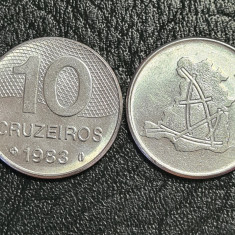 Brazilia 10 cruzeiros 1983