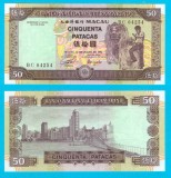 Macao (Macau) 50 Patacas 1992 &#039;Dansul Leului&#039; UNC serie: BC 04254 p#67