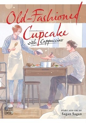 Old-Fashioned Cupcake with Cappuccino foto