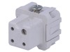 Conector HDC Inserturi Contact Mamă 4 3 PE 10A