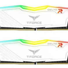 Memorie Team Group Delta RGB, DDR4, 2x8GB, 3200MHz, CL 16 (Alb)